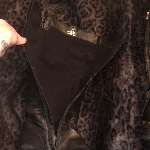 BLK LEATHER STEVE MADDEN HEELED ZIPPER BOOTS SZ8.5 - Picture 7 of 16